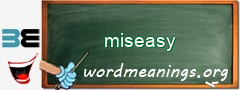 WordMeaning blackboard for miseasy